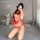 Shuoyao sexy lace lingerie set – sheer heart motif maid qipao costume, no-remove seductive outfit