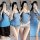 Shuoyao vintage-inspired seductive qipao lingerie set - sheer mesh romantic pure-yu style outfit featuring elegant sheer mesh...