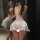 Sexy maid cosplay costume featuring cute anime-style design, perfect for roleplay and fun with its playful skirt and delicate...