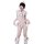 Sexy white fuzzy snowman-themed bikini set with playful details, perfect for cosplay and holiday parties.