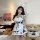 Sugary-cute bunny girl dress - kawaii japanese maid cosplay costume, flirty & playful anime outfit for women