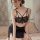 Sultry lace sheer sleepwear set - seductive water-soluble floral lingerie & transparent nightgown outfit