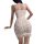 Sexy sleeveless bodycon cami dress with floral pattern and lace trim, perfect for summer sleepwear.