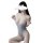 Suoqing dead stock one-piece open-crotch swimsuit set - ice silk transparent sexy lingerie outfit featuring delicate straps a...