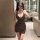 Suoqing sequin mini dress - sexy nightclub queen dress, flirty & alluring lingerie-inspired party dress