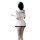 Sexy student cosplay outfit featuring a provocative jk skirt set with a pleated mini skirt and swimsuit top, perfect for them...
