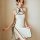 Vintage-inspired lace cheongsam lingerie featuring side slit, seductive binding, and intricate cut-out design.