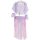 Vintage-inspired suoqing roleplay lingerie set featuring delicate purple and pink hues, perfect for retro-themed bedroom sets...