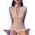 Suqing lace qipao-inspired lingerie set with removable chinese-style design for intimate role play.