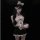 A woman models a sweet maid costume set, featuring a lace-trimmed dress with adjustable straps, perfect for small bust women ...