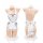 Sweet nurse lingerie set for women – sexy, playful & pure temptation outfit featuring heart-shaped apron and elegant bow deta...