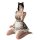 Sweet plaid maid dress with lace trim - youthful & alluring strapless cosplay outfit for women, featuring plaid pattern and l...