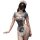 Sweetheart busty maid costume: open-crotch bodysuit with bare butt design, featuring lace trim and playful adult fun details.