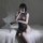 A woman poses seductively wearing taoxitangs chinese cheongsam lingerie, featuring a sheer mesh design with a high-waist slit...