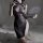 Sexy high-waist sheer mesh robe with elegant design, perfect for bold elegance and stylish self-expression.