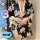 Sexy floral design japanese kimono-style lingerie set, perfect for role play costumes.