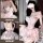 Transparent lace sleepwear set featuring a flirty sheer mesh bralette paired with matching briefs, perfect for women seeking ...