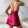 Trendy -inspired lace trim sleep dress & robe set for women – sexy sleeveless nightgown with matching robe
