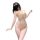 Woman wearing ultra-sexy spicy lace see-through lingerie set with seductive chains, perfect for passionate nights.
