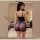Velvet bunny girl bodycon dress featuring seductive design with cut-out details and adjustable straps, perfect for intimate w...