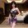 Velvet bunny girl bodycon dress featuring lace and cut-out details, perfect for seductive lingerie sets with adjustable strap...