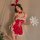 Velvet bunny girl lingerie set - playful & cute new year outfit for women, sexy costume dress with matching accessories
