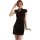 Elegant black velvet qipao dress featuring a classic mandarin collar and frog closures, perfect for sexy yet pure sleep wear.