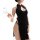 Velvet vintage chinese qipao lingerie featuring back-tie corset, sheer cut-outs, and sensual uniform style design.
