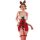 Sexy velvet new year lingerie set featuring a festive sleep dress with bows and reindeer antlers headband, perfect for role p...