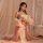 Vintage chinese-inspired sheer chiffon hanfu-style corset with delicate floral fan, perfect for belly dance performances.