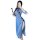 Vintage chinese-inspired sheer side-slit dress featuring traditional hanfu elements, perfect for erotic sleepwear or modern q...