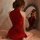 Vintage chinese-style lingerie set - elegant lace cheongsam-inspired sexy outfit with high slit & cut-out details