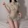 Vintage chinese-style lingerie set - sheer retro cheongsam sleepwear with embroidery & high slit