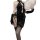 Vintage chinese qipao lingerie set featuring deep v-neck and high slit design, retro nightwear with luxurious velvet and lace...