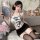 Vintage chinese-style sheer womens cheongsam dress with halter neck and bodycon fit, featuring floral pattern and elegant des...
