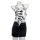 Vintage chinese-style sheer womens cheongsam dress with halter neck and bodycon fit, featuring floral patterns and traditiona...