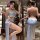Vintage imperial chinese lingerie set for women, featuring a backless cheongsam-style corset dress with high slit and halter ...