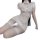 Vintage-inspired lace cheongsam lingerie set featuring sheer mesh design, elegant lace detailing, and feminine cut-out accent...