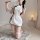 Vintage-inspired plus size erotic qipao dress featuring seductive chinese silk style with embroidered floral motifs, perfect ...