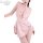 Vintage lace cheongsam lingerie set featuring sheer fabric, side slit, and backless design, perfect for women seeking elegant...