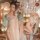 Vintage-inspired sheer silk look sleep dress paired with ancient chinese bodice outfit, perfect for elegant nightwear.