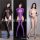 Wild temptation sheer ultra-thin bodysuit showcased on models, highlighting its sexy design and high elasticity for intimate ...