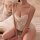 Sexy sheer floral cami and shorts set for women, elegant design with delicate lace details, perfect for lounging and pure all...