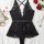 Womens full lace bodysuit - sheer sexy lingerie for women, elegant with intricate lace design and ruffled skirt
