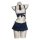Womens premium jk style sexy lingerie set - schoolgirl skirt & suspender dress, no-undress design