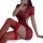 Womens lace cheongsam costume with seductive silk feel, provocative design perfect for intimate moments.