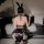 Womens pu lace-up halter mini skirt set - kawaii devil cosplay outfit, busty cute japanese style sexy uniform