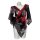Womens seductive japanese-inspired lace kimono set - sheer backless robe with alluring floral print