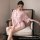 Womens new sensual sheer chiffon sleepwear set - japanese kimono-inspired lingerie outfit, plus size temptation ensembl