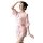 Womens new sensual sheer chiffon sleepwear set - japanese kimono-inspired lingerie outfit, plus size temptation ensembl